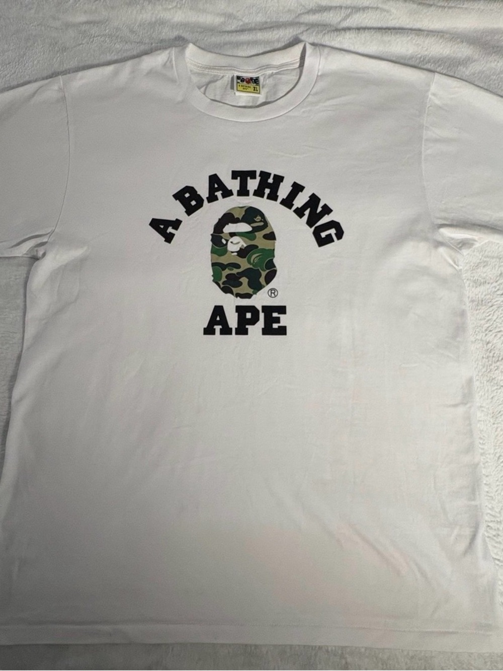 A Bathing Ape ABC Camo College Tee US XL